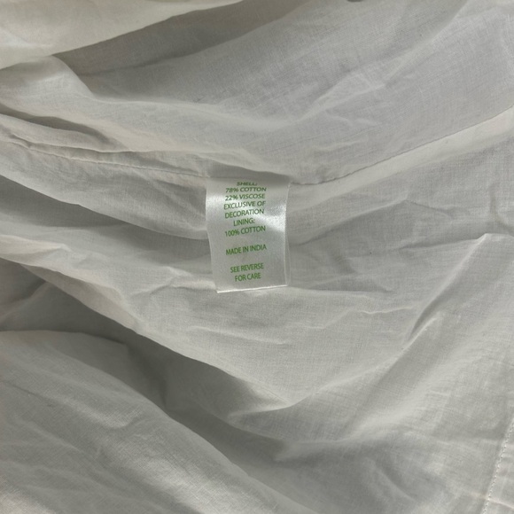 Women’s Lilly Pulitzer White Sleeveless Cotton Blend Midi Dress Designer Size 8 - Picture 4 of 4